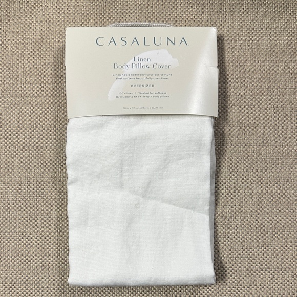 Casaluna Linen Body Pillow Cover - Picture 1 of 2